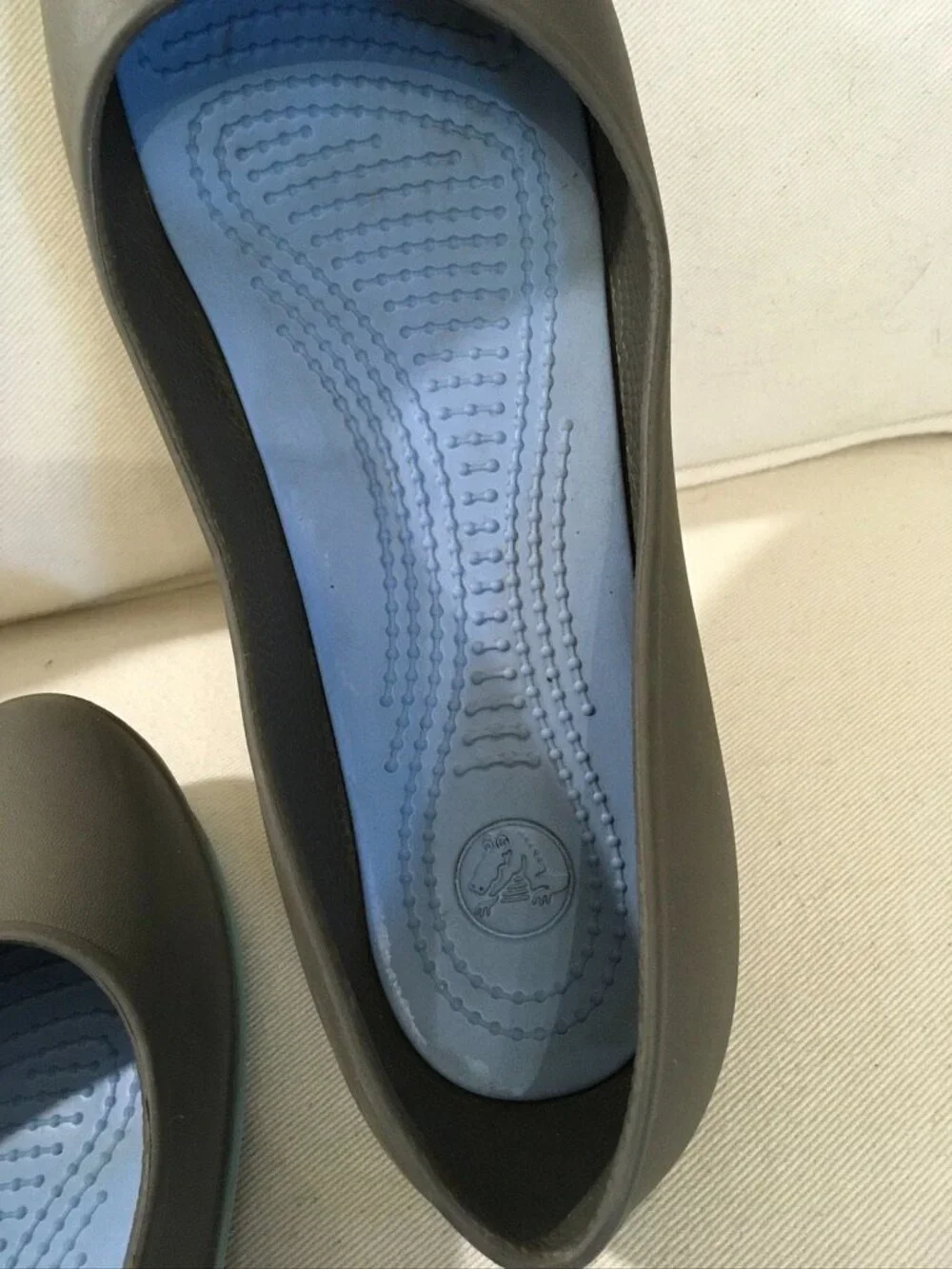 Crocs Tone Julia Flat Shoes Sz 7